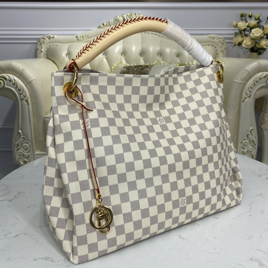 Louis Vuitton ARTSY MM Handbag Damier Azur N40253